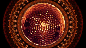 Close up of Cymatics Water Image Close up of Cymatics Water Image