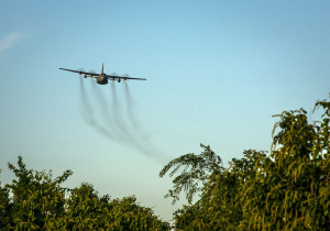 Aerial pesticide spraying (Creative Commons)