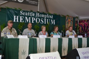 Seattle Hempfest Hemposium panel discussion on medical marijuana in Washington state