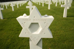 Headstone of Jewish veteran