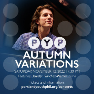 Poster for PYP's Season 99 opening concert -- Autumn Variations