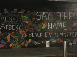 Black Lives Matter Mural Portland Apple Storefront