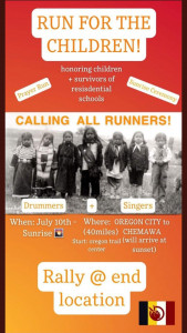 Call for runners to attend the prayer run on July 10th