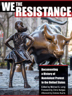 Book cover showing bronze statue of girl standing defiantly in front of the Wall Street bull