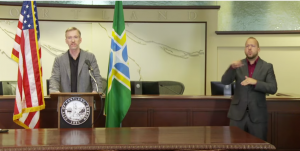 Ted Wheeler press conference