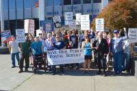 Recent Portland postal rally