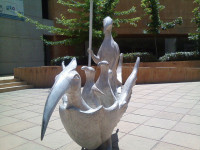 Sculpture by Leonora Carrington, photo by Martha Silva