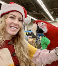Carly and bird companion